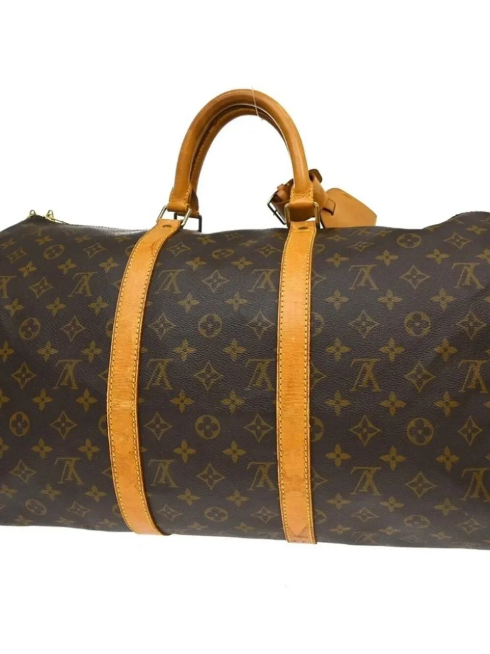 LOUIS VUITTON KEEPALL 50 TRAVEL HANDBAG MONOGRAM
